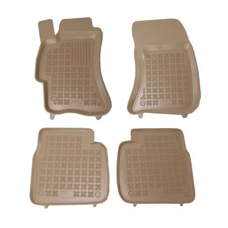 Гумени стелки за SUBARU Impreza (2007-2011) / Forester (2008-2013) / Legacy (2004-2009) - тип леген бежови