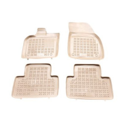 Гумени стелки за VOLVO V50 (2004-2012) - тип леген бежови