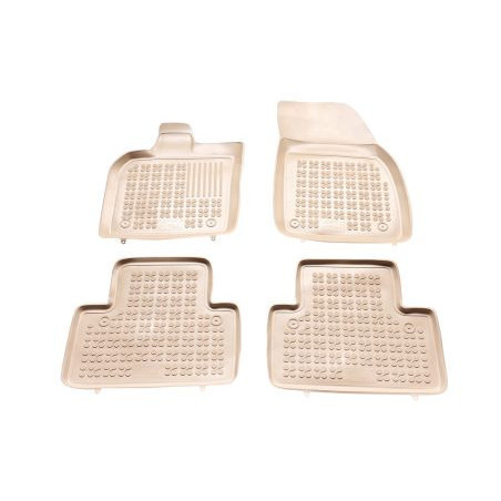 Гумени стелки за VOLVO V50 (2004-2012) - тип леген бежови