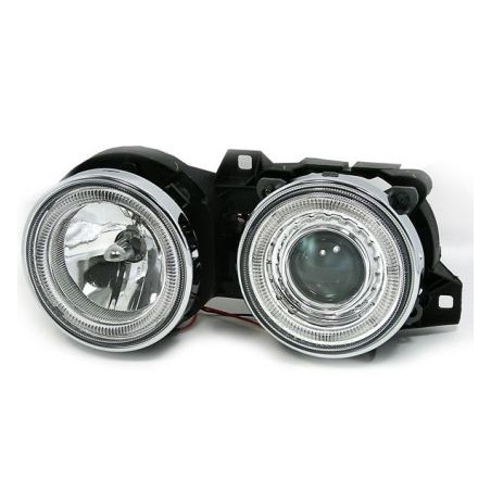 Кристални фарове за  BMW E30  (87-90) -  хром