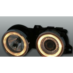 Кристални фарове за BMW E30 (87-90) - хром
