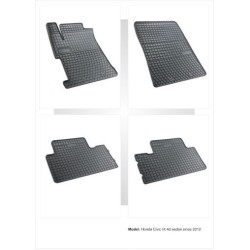 Гумени стелки за HONDA Civic IX (2012-2015) - седан 4 врати