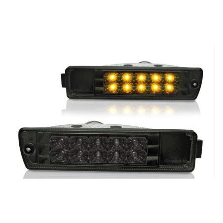 Диодни мигачи за широката броня Golf II  - черни