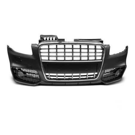Предна броня за Audi A4 B7 8E (2004-2008) - S3 Дизайн с хром лайсна