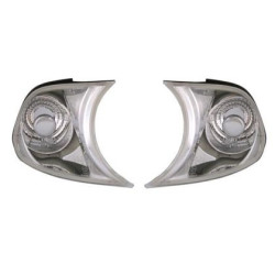 Кристални мигачи до фара BMW E46 купе (1999-2001) - хром