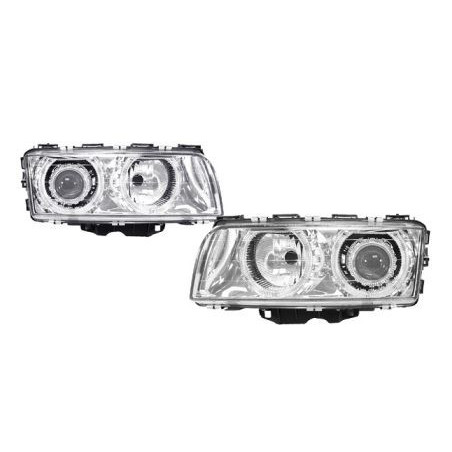Кристални фарове  Angel Eyes BMW E38  (1994-1998) - хром