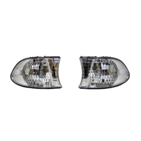 Кристални мигачи до фара BMW E38  (1998-2001) - хром