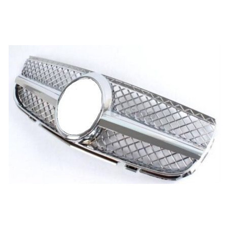 Решетка за Mercedes / Mercedes SL R230 (2001-2006) - 1 лайсна хром