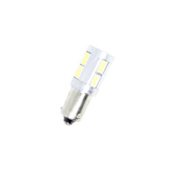 Лед крушки за 24V тип BA9S 5W с 10 SMD диода срещуположни пинове