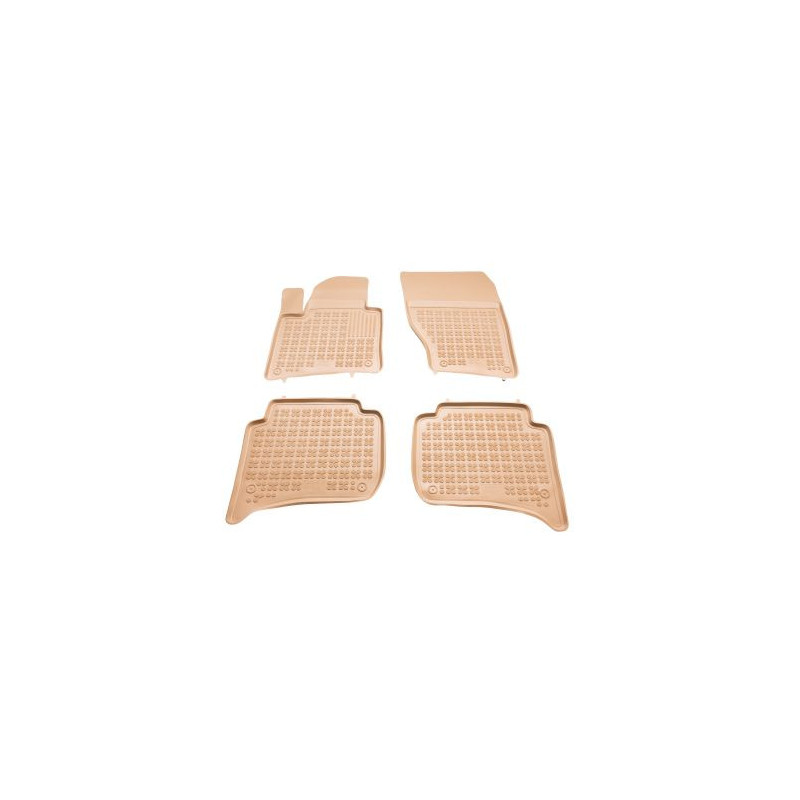 Гумени стелки за VW Touareg II / Porsche Cayenne II (2010-2018) - тип леген бежови