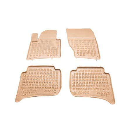 Гумени стелки за VW Touareg II / Porsche Cayenne II (2010-2018) - тип леген бежови