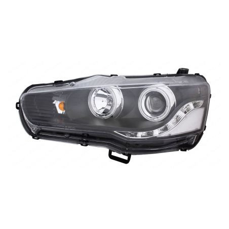 Кристални фарове Mitsubishi Lancer (2008-2013) - черни