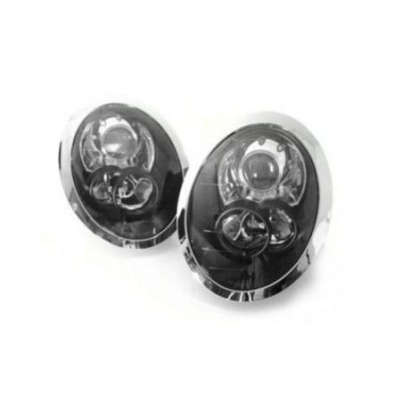 Кристални фарове за Mini Cooper (2006-2010) - хром