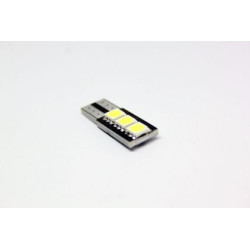 Лед крушки тип T10 с 3 SMD диода от една страна - Canbus