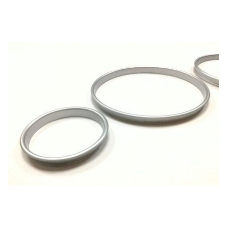 Рингове за табло Mercedes ML W163 (1998-2005) - силвър